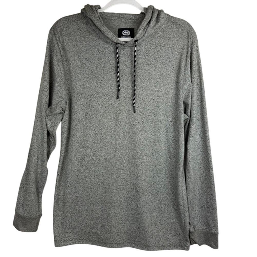 Ecko Unltd Gray Lightweight Pullover Hoodie Streetwear Men’s Small NWOT